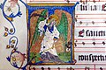 Stift Rein - Bibliothek, Antiphonale Cisterciense, Miniatur Erzengel Michael.jpg