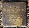 Stolperstein Loebellstr 6 (Zehld) Richard Schaefer.jpg