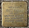 Stolperstein Sybelstr 66 (Charl) Fritz Fabian.jpg
