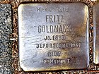 Stolperstein Fritz Goldmann