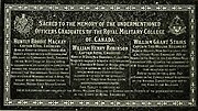 Thumbnail for List of Royal Military College of Canada memorials