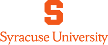 Thumbnail for File:Syracuse University STACKED 1Line ORANGE RGB.svg