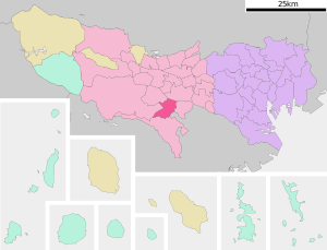 Lage Tamas in der Präfektur