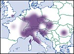 Tandonia rustica – Verbreitung