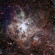 Nebulosa de la Tarantèla dins lo Grand Nívol de Magellan