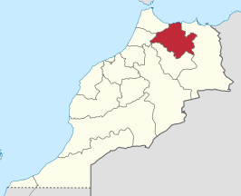 Kaart van Taza-Al Hoceïma-Taounate