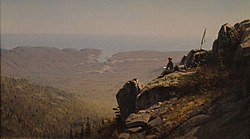 Sanford Robinson Gifford: The Artist Sketching at Mount Desert, Maine