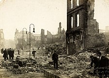 Cork achter de brand in 1920