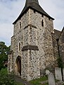 Western face of the medieval Church of John the Baptist in Erith. [105]