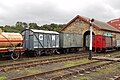 Wagons in the north siding & storage siding