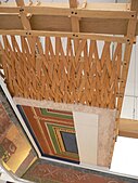 Demonstrative reconstruction of a Roman suspended ceiling in an Imperial palace of circa AD 306 at Trier (Italy)
