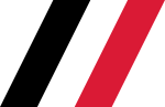 Thumbnail for File:Trinidad and Tobago Coast Guard racing stripe.svg