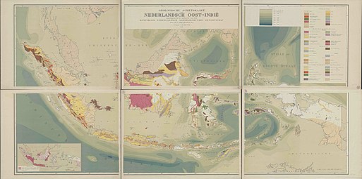 Geologische schetskaart van Nederlandsch Oost-Indië (1914)