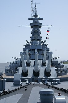 Das Schlachtschiff USS Alabama