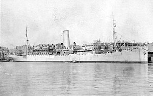 USS Pastores (ID-4540) in port, in 1919 (NH 104697).jpg