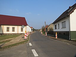 Ullersdorf Bahnhofstrasse Blick nach Nordosten