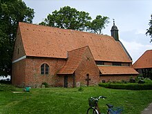 Kirche von Waase, die einzige auf Ummanz