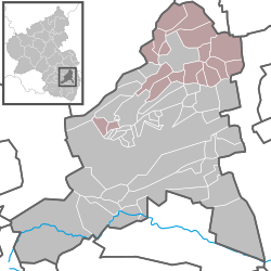 Verbandsgemeinde Grünstadt-Land - Carte