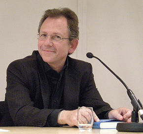 Doron Rabinovici presenting his novel "Andernorts" in Vienna, on 16 September 2010. Vienna 2010-09-16 Doron Rabinovici reading 009.jpg