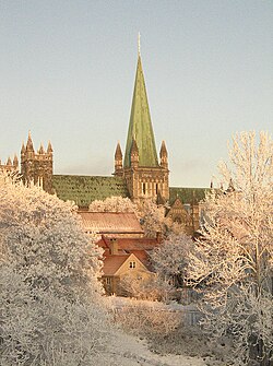 Nidarosdomen in Trondheim Vinterdomen.jpg