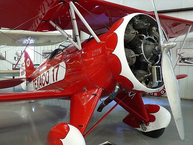 WACO UBF-2 biplane.