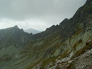 Blick vom Bergpass Zawrat