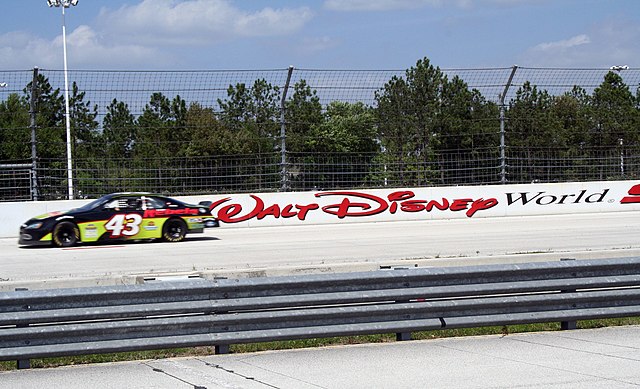 A student practicing at Walt Disney World Speedway in 2010