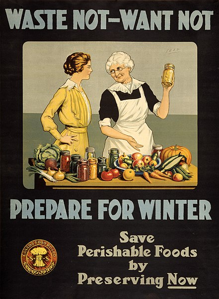 File:Waste not want not WWI poster.jpg