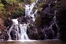 Waterfalls near Chapanala in Nagaon district of Assam