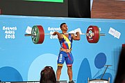 Deutsch: Gewichtheben bei den Olympischen Jugendspielen 2018; Tag 2, 10. Oktober 2018; Jungen 62 kg English: Weightlifting at the 2018 Summer Youth Olympics at 8 October 2018 – Boys' 62 kg