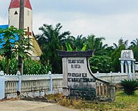 Welcome gate to Pematang Kerasaan Rejo, Bandar, Simalungun.jpg