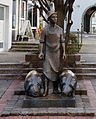 Der Schweinehirt, Skulptur von Josef Wäscher, Werl, Germany