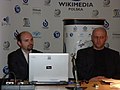 Panel dyskusyjny pt. Wolna kultura - wolna sztuka? - Krzysztof Siewicz (Creative Commons Polska) i Piotr Waglowski