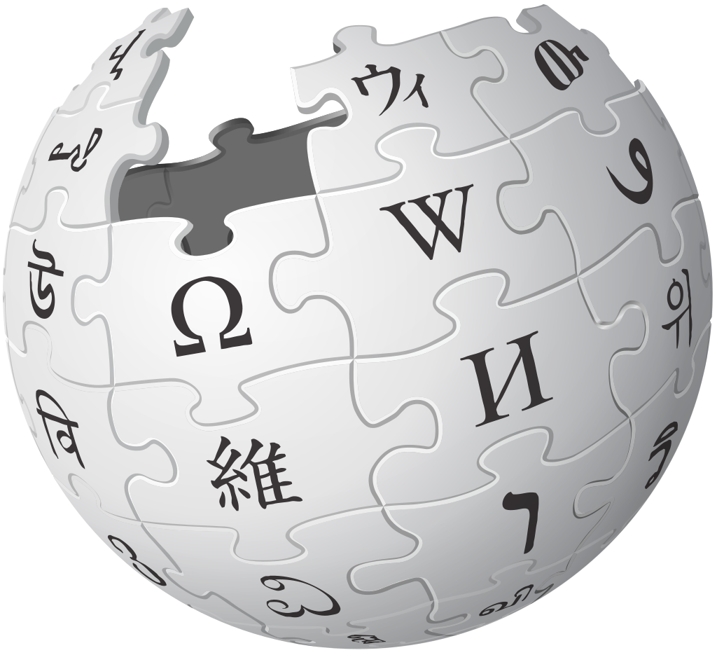 An incomplete sphere made of large, white, jigsaw puzzle pieces. Each puzzle piece contains one glyph from a different writing system, with each glyph written in black.