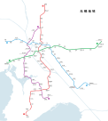 Mapa linii metra w Wuxi.svg