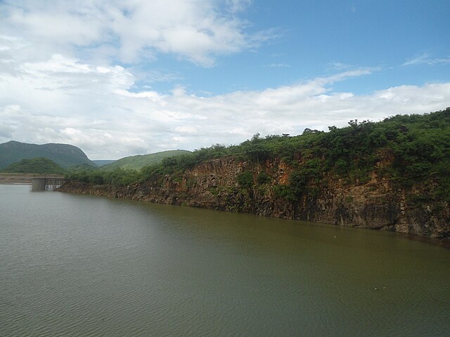 Image: Yeleru dam reservoir at Yeleswaram view 03