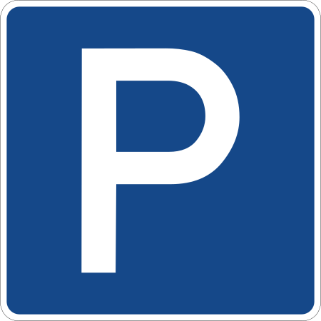 Fail:Zeichen 314 - Parkplatz, StVO 2013.svg