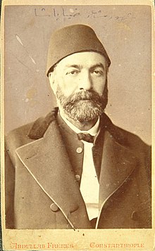 Abdullah Frères'in çektiği Ziya Paşa fotoğrafı