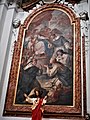 "Virgin Mary of Rosary with Dominican Saints" (about 1790) by Girolamo Starace (about 1730-1794) - San Sebastiano or Sant'Agostino Church at Caserta.jpg