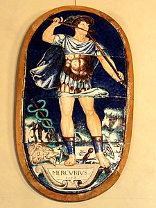 Painted enamel plaque by Pierre Courteys (1559)