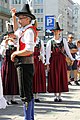 Deutsch: Auftritt der Musikkapelle Tristach aus Osttirol am Herbert von Karajanplatz