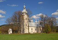 Łabowa, kościół filialny w dawnej cerkwi