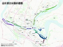 合川濱江公園示意圖