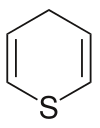 Skeletal formula of 4H-Thiopyran