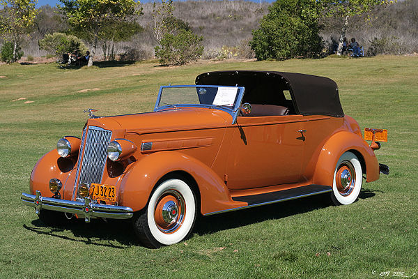 1936 Packard 120 Convertible Victoria by LeBaron