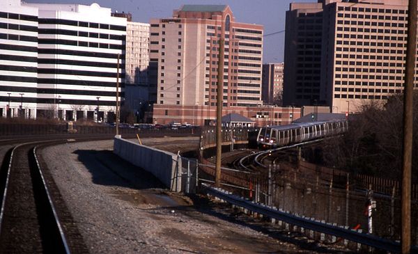 Washington Metro car in 1999