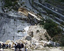 Eboulement du 24/07/2001 dans la carrière du Lignet