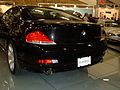 2005 black BMW 645Ci rear