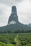 Pico Cão Grande på ön São Tomé.