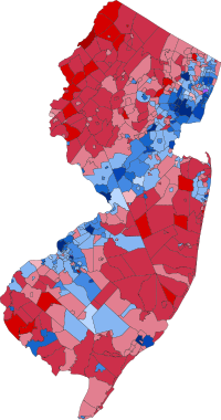 Results of the November election by municipality 2013 United States Senate special election in New Jersey results map by municipality.svg